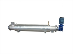 cooling screw conveyor with paddle blade
